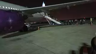 El avión se retrasó por tres horas en el aeropuerto de Mérida