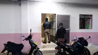 El operativo se realizó en una casa ubicada en la calle 39 por 100 por 98 de la colonia Feliciano Canul Reyes