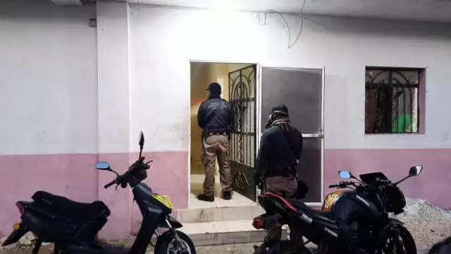 El operativo se realizó en una casa ubicada en la calle 39 por 100 por 98 de la colonia Feliciano Canul Reyes