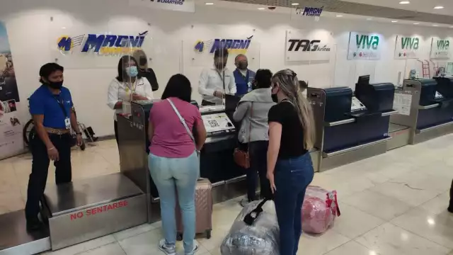 La cantidad de pasajeros que salieron del aeropuerto de Mérida fue menos este Viernes Santo