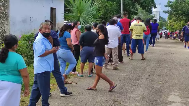 En la cabecera municipal se instalaron un total de cinco casillas: tres casillas básicas y dos contiguas