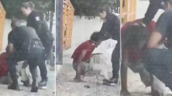Se ha vuelto viral un video en el que se observa a dos elementos de la Policía de Guadalajara agrediendo físicamente a un indigente Se ha vuelto viral un video en el que se observa a dos elementos de la Policía de Guadalajara agrediendo físicamente a un indigente