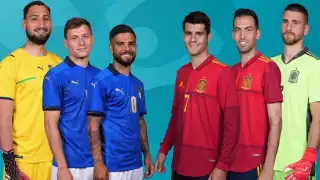 El partido de semifinal entre Italia y España se llevará a cabo a las 14:00 horas este martes