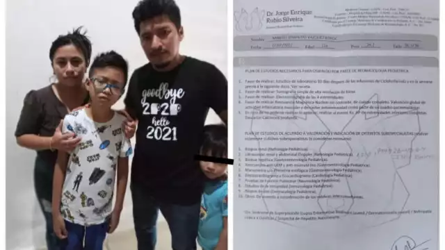 Oswaldo Vázquez, menor de 11 años, pide ayuda en Yucatán para combatir al lupus