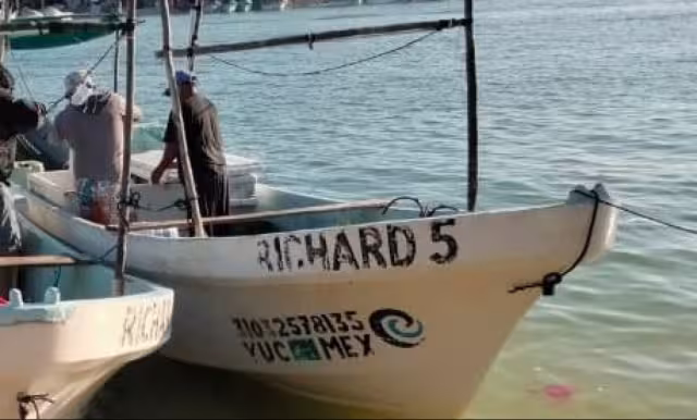 La  Richard 5  había zarpado de Celestún.