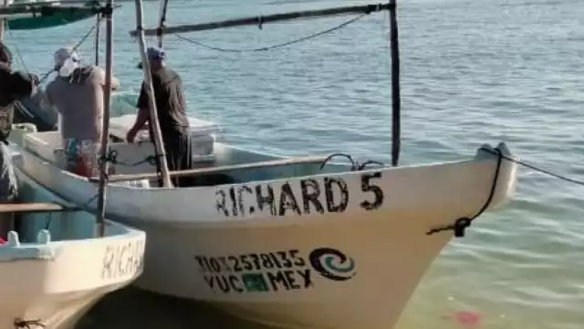 La  Richard 5  había zarpado de Celestún.