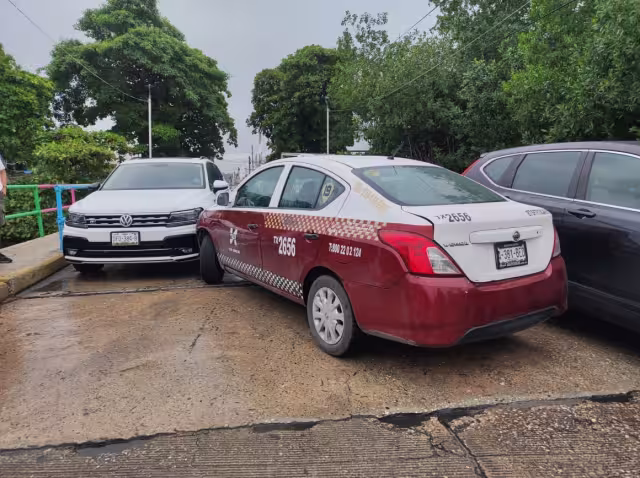 Solamente se registraron daños materiales en el accidente