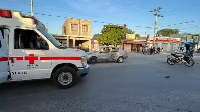 El joven fue trasladado a una hospital del puerto de Progreso