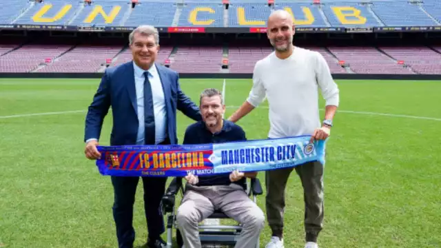 Barcelona y Manchester City se enfrentarán en el Camp Nou el próximo miércoles en un partido a beneficio