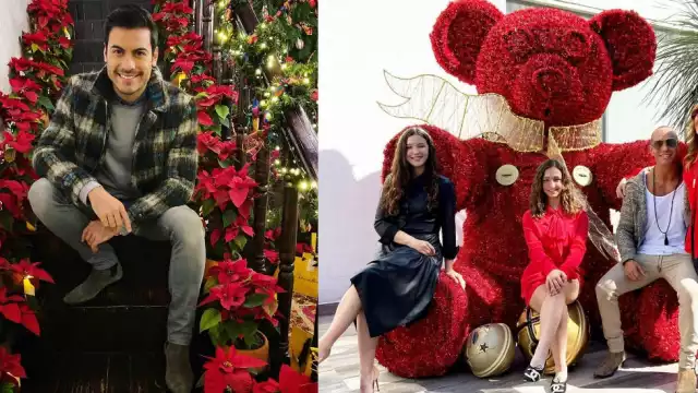 Los famosos tiran la casa por la ventana en Navidad