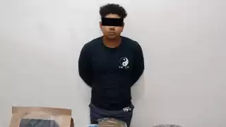 El detenido portaba además de las armas y drogas, cargadores, los cuales fueron puestos a disposición de las autoridades