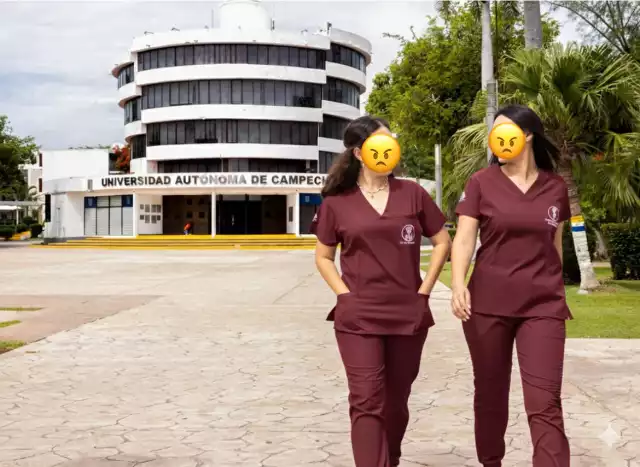 Memes creados con IA sobre supuestos uniformes de la UACAM circulan en redes.