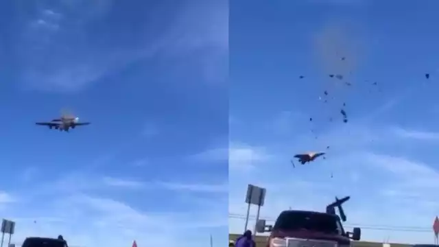 El accidente se produjo durante el desarrollo de un show aéreo llamado Wings Over Dallas