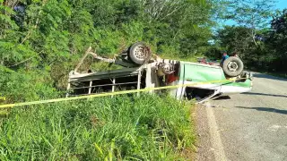 A pesar de lo aparatoso del accidente, no hubo lesionados