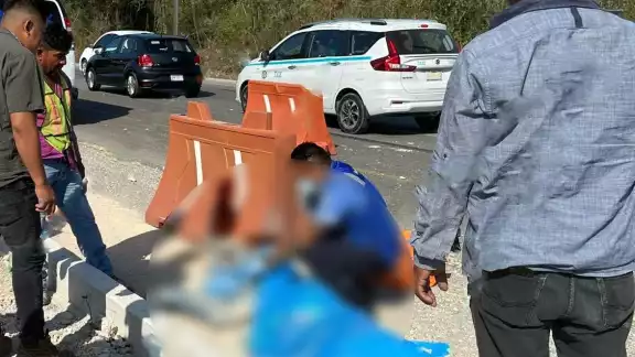 El taxista también resultó lesionado