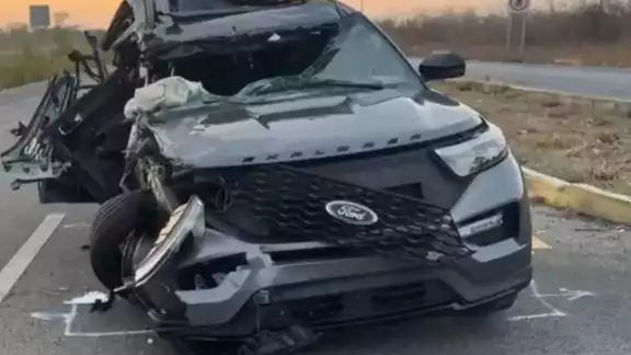 Una grúa que frenó de forma sorpresiva habría causado el accidente Una grúa que frenó de forma sorpresiva habría causado el accidente