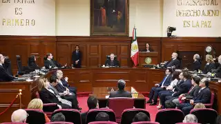 El Pleno de la Suprema Corte de Justicia de la Nación (SCJN) inició la sesión en la que los ministros debatirán la constitucionalidad de la Ley Federal de Revocación de Mandato