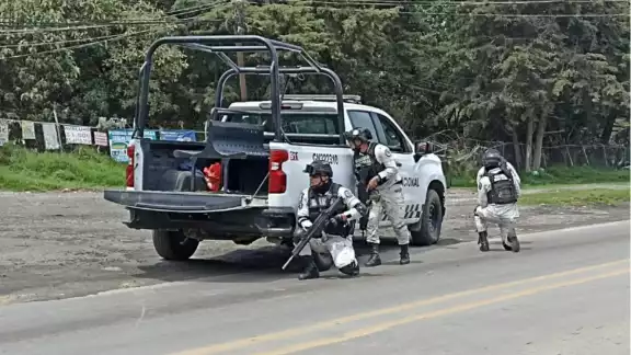 La balacera provocó una fuerte movilización policiaca La balacera provocó una fuerte movilización policiaca