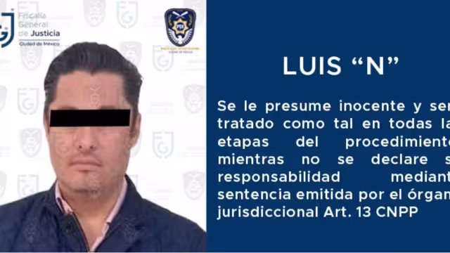 La Fiscalía informó que se detuvo a Luis "N", ex director General Jurídico de la alcaldía, acusado de enriquecimiento ilícito.
