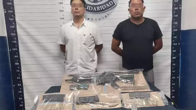 Los detenidos fueron identificados como Héctor "N" y Miguel "N"