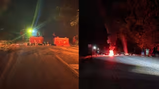 Vecinos de Sabán vuelven a bloquear carretera por fallas en el servicio de la CFE