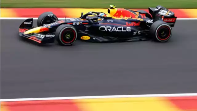 El mexicano no tuvo su mejor día en las primeras practicas del GP de Bélgica
