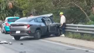 Accidente en autopista Campeche–Champotón deja tres heridos graves