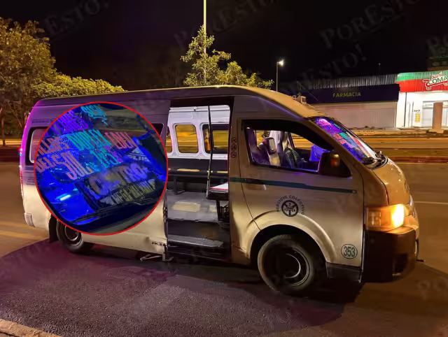 El ciclista reaccionó lanzando una piedra contra el parabrisas de la unidad