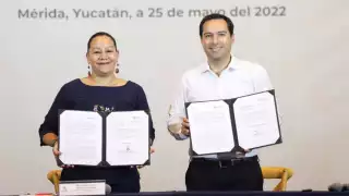 María Luisa Borges y Mauricio Vila firmaron otro acuerdo hoy