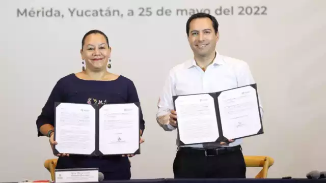 María Luisa Borges y Mauricio Vila firmaron otro acuerdo hoy