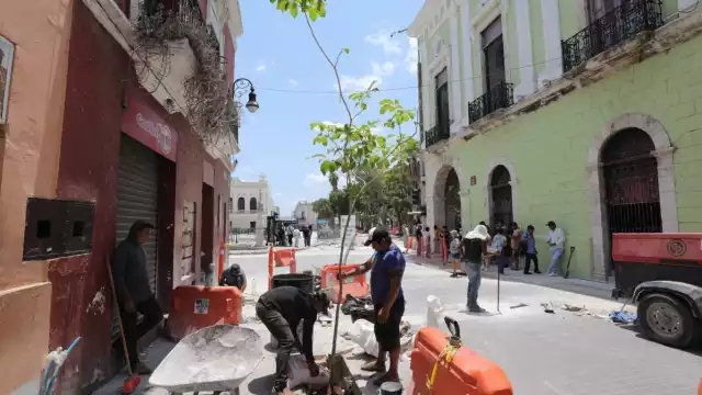 En calle 60 entre 45 y 61, así como la 47 entre 50 y 56, se hará un reajuste por no utilizar material adecuado