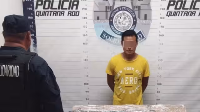 Fue detenido un individuo en el fraccionamiento de Villas del Sol