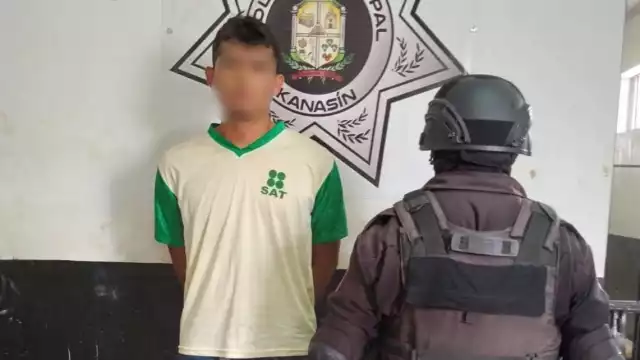 La Policía de Kanasín detuvo a un repartidor de agua que 'manoseo' a una mujer