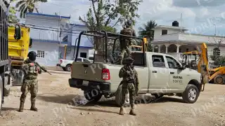 Catean oficinas de empresa de material pétreo en Alfredo V. Bonfil de Cancún