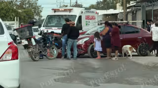 Accidente entre vehículo y motocicleta deja una mujer lesionada en Tulum