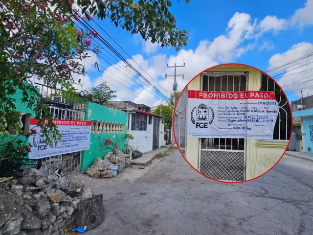 Las viviendas que eran utilizadas presuntamente como centro de operaciones de una célula criminal