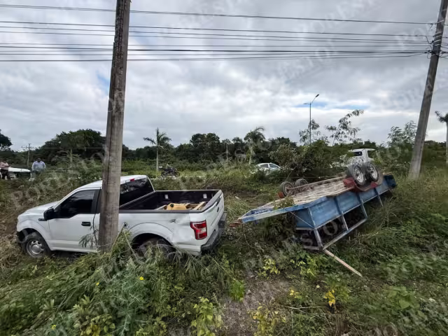 A pesar de lo aparatoso del accidente, no se reportaron personas lesionadas