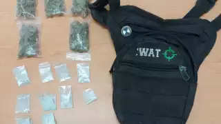 Los dos detenidos fueron puestos a disposición de la Fiscalía General del Estado para los fines legales correspondientes