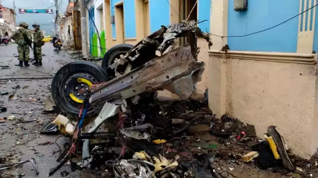 Explosión de un coche bomba en Colombia deja 43 personas heridas