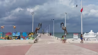 En Telchac, Habitantes se niegan a acudir a refugios ante Huracán Milton