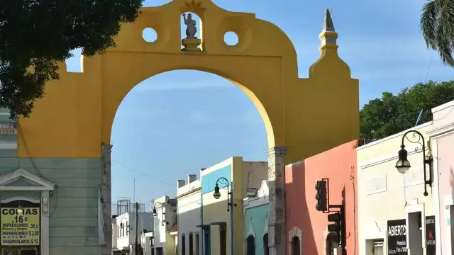 En un principio había 18 arcos en el primer cuadro de la ciudad de Mérida