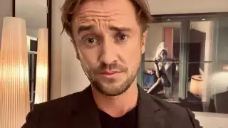 El actor Tom Felton reapareció luego de desmayarse en un partido de golf
