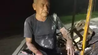 Asaltan a anciano en Escárcega; lo hieren con cuchillo y le roban su triciclo