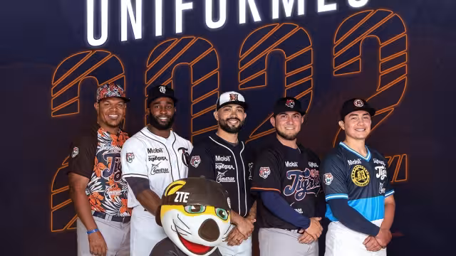 El equipo felino tendrá cinco uniformes para la Temporada 2022 de la Liga Mexicana de Beisbol
