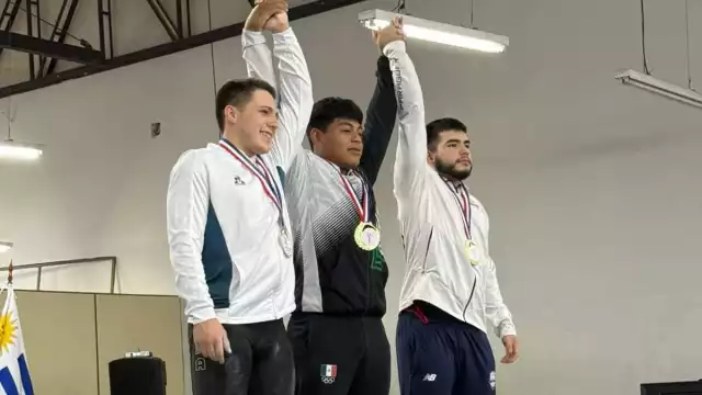 Con su primer lugar dejó en segundo a un representante de Argentina y en tercero al pesista del país anfitrión