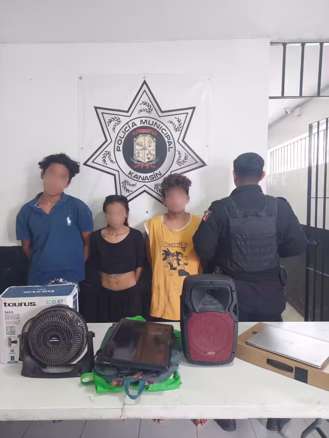 Los jóvenes habían robado en varias casas de la colonia Cerritos Mulchechén de Kanasín
