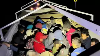 El Instituto Nacional de Migración aseguró a 266 migrantes extranjeros hacinados en Nuevo León