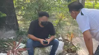 El hombre fue puesto a disposición de agentes de la Policía Municipal de Chetumal, luego de ser localizado dentro del parque