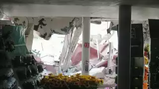 El lugar se encuentra asegurado para las labores de los servicios de emergencia