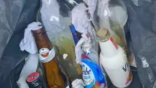 Botellas con gasolina
